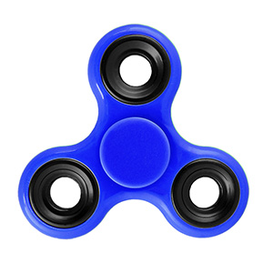 Fidget spinner modrý